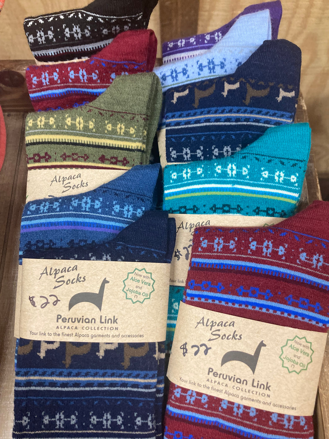 Peruvian Link Alpaca Socks