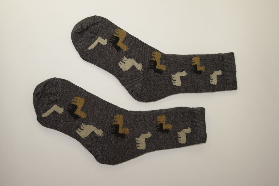 Alpaca Herd Socks