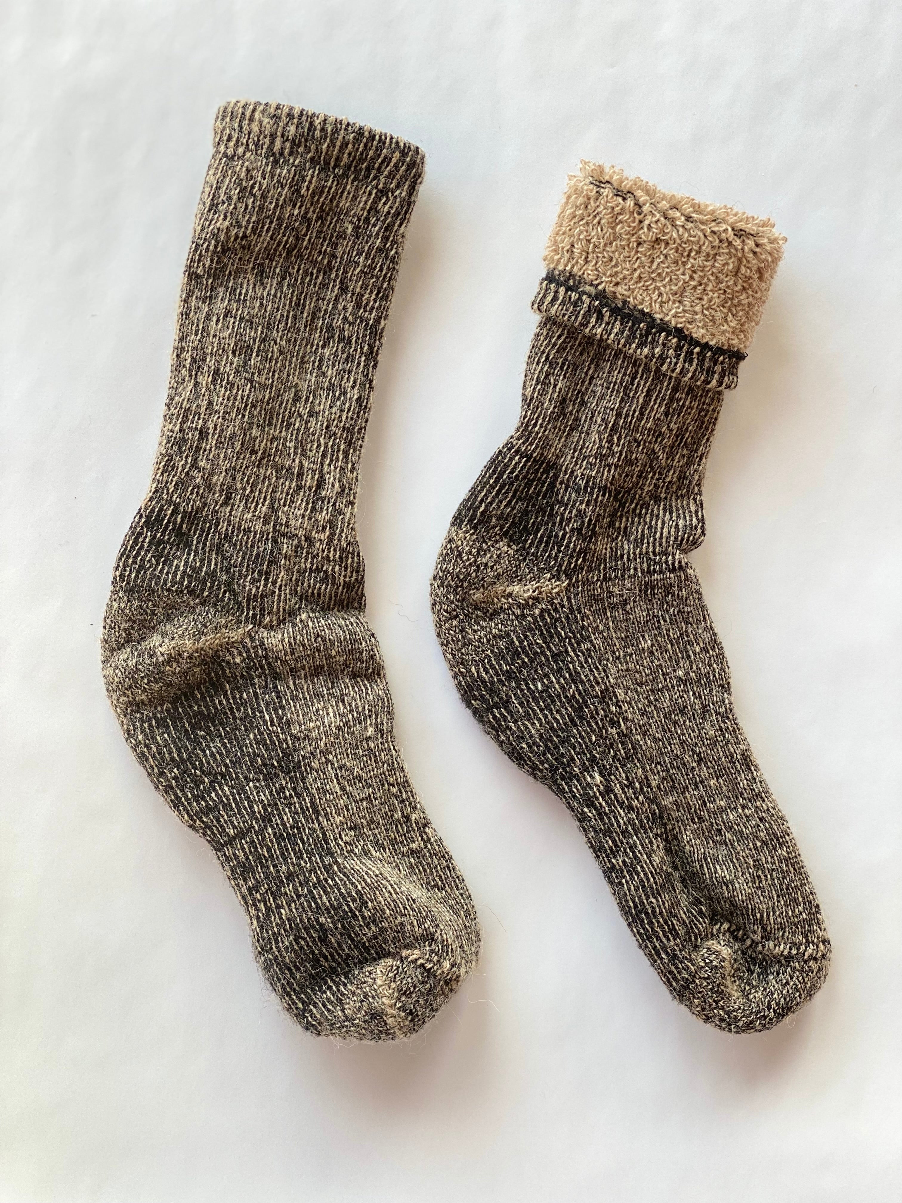 Outdoor Alpaca Socks, Terry Lined Over the Calf Sox for Men